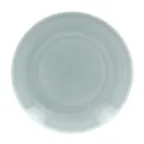 image of RAK Porcelain VNNNPR24BL Round Plate, 9"4/9" Diameter, Rim, Blue Porcelain, Dishwasher Safe - 12/Case