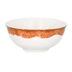 image of RAK Porcelain WDNNBW09CO - 3½" Round Bowl, 3‑3/4 oz Orange Porcelain, Oven/Microwave Safe - 12/Case