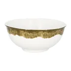 image of RAK Porcelain WDNNBW20MG - 32 oz Cereal Bowl, 7 ½" Diameter, Moss Green Porcelain, Safe - 6/Case
