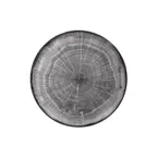 image of RAK Porcelain WDNNPR15BG Round Plate 5.875" Diameter Coupe Rim Beech Gray Porcelain Safe - 24/Case