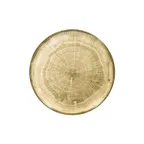 image of RAK Porcelain WDNNPR15MG Plate 5.875" Diameter Coupe Rim Green Porcelain Oven/MW/DW Safe - 24/Case