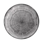 image of RAK Porcelain WDNNPR27BG Plate 10.5" Coupe Rim Beech Gray Porcelain, Lead‑Free, Oven‑Safe - 12/Case