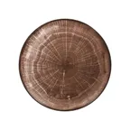 image of RAK Porcelain WDNNPR27OB - Round Plate 10.5" Diameter, Brown Porcelain, Flat Rim, Oven‑Safe - 12/Case