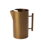 image of RAK Porcelain WJ36460HRG Metal Pitcher, 6.1"L x 3.9"W x 9.8"H, 42.27 Oz Rose Gold Handle - 12/Case