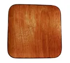 image of RAK Porcelain WSAUSP22CR - 8‑3/4" Wood Plate, Porcelain, Oven/Microwave/Dishwasher Safe - 12/Case