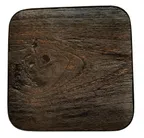 image of RAK Porcelain WSAUSP22RD - Square 8.75" Rosewood Porcelain Plate, Lead‑Free, Oven Safe - 12/Case