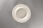 image of RAK Porcelain YODP23 - 13.5 oz 9.11" Round Soup Bowl, White Porcelain, Rim, SVS Finish - 12/Case