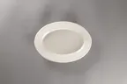 image of RAK Porcelain YOOP27 - Oval Dinner Platter 10.6" x 7.5" Porcelain, White, Rolled Rim - 12/Case