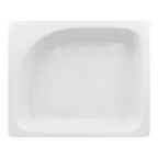 image of RAK Porcelain ZMGN1.2 - 1/2 GN Zamma Food Pan, 12-4/5" x 10-7/16", Dishwasher Safe - 12/Case