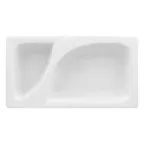 image of RAK Porcelain ZMGN1.3D - 1/3 GN Food Pan, 12-4/5" x 6-15/96" Porcelain, Dishwasher Safe - 1/Case