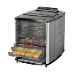 image of Hamilton Beach 28-1001-W Weston Dehydrator, Single Zone, 10 Nonstick Trays, 14.25x10.75in, 830W, Digital Control