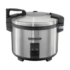 image of Hamilton Beach 37560R Proctor Silex Commercial Rice Cooker/Warmer, 60 Cups, 120V, 1550W