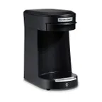image of Hamilton Beach HDC200B Stainless Steel Front Loading Pod Coffee Maker, 500W/120V - Black