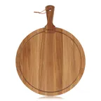 image of Boska 320100 Serving Board – Wooden, 15.94" Diameter x 1.3" Height, European Oak, FSC Certified