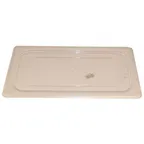 image of AllPoints 76538 Flat Clear Plastic Lid for 1/3 Size Food Pan, Cambro 30CWC Replacement - 1/Case