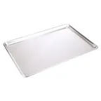 image of AllPoints 78260 18" x 26" Sheet Pan, Solid Uncoated Aluminum with Steel Wire Reinforced Rim