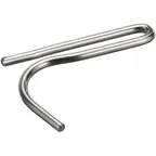 image of AllPoints 136360 Pot Rack Hook, Sliding, Single, for 1/4" x 2" Bar, Stainless Steel