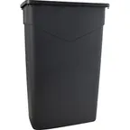 image of AllPoints 36145 Commercial Trash Can – 23‑Gal Gray, 20" x 10‑7/8" x 29‑7/8", -50‑120°F, 1/Each