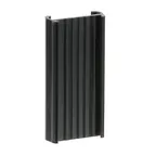 image of AllPoints 36252 Shelving Label Holder / Marker, 3"L x 1-1/2"W x 9/16"D, Black Plastic