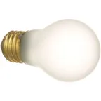 image of AllPoints 381513 Incandescent Light Bulb, 40W 120V, 3-1/2" x 1-7/8" Dia., USDA FDA OSHA Approved