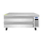 image of Atosa USA MGF8462GR 60" 2 Drawers Freezer Chef Base, -8°F–1°F, 4.3 cu. ft., R290 Refrigerant