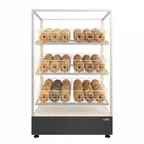 image of Koolmore KM-FDC-B6 Refrigerated Bakery Display Case 30" Wide, 9.2 cu ft, 3‑Tier with Six Wire Baskets, NSF