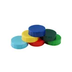 image of AllPoints 2801794 FIFO Squeeze Bottle Cap, Assorted Colors, End Cap Design, - 1/Pack