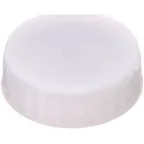 image of AllPoints 2801964 Identification Label Cap for FIFO Bottle™, Clear White End Cap