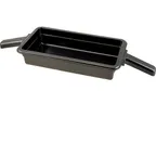 image of AllPoints 1331849 Dual‑Handle Black NSF Plastic Food Pan, Durable Food‑Service Container, 12/Case
