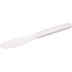image of AllPoints 1371390 Sandwich Spreader – 7-3/4" L x 1-1/4" W, White Plastic Blade & Handle, Kitchen