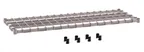image of Metro 1848DRK4 Dunnage Shelf, 48" W x 18" D, Gray Epoxy Wire Deck, 1" Square Tubing, Holds 1300 lbs