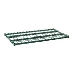 image of Metro 2136DRK3 Dunnage Shelf, 36" W x 21" D, Epoxy‑Coated Wire Mat, Square Tubing Frames, Microban® Protection
