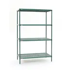image of Metro EZPR2436NK3-4 Plastic with Metal Post Shelving Unit