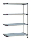 image of Metro M4-2442G-74-A4 All Plastic Shelving Unit
