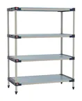 image of Metro M4-2460F-63-S4 All Plastic Shelving Unit