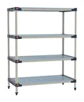image of Metro M4-2460G-63-S4 All Plastic Shelving Unit