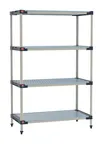 image of Metro M4-2460GF-74-S4 All Plastic Shelving Unit
