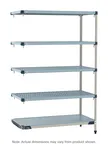 image of Metro MQ-1824GF-74-A5 All Plastic Shelving Unit