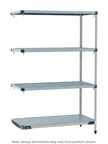 image of Metro MQ-1836GF-74-A4 All Plastic Shelving Unit