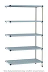 image of Metro MQ-1848G-86-A5 All Plastic Shelving Unit