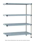 image of Metro MQ-2436G-63-A4 All Plastic Shelving Unit