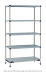 image of Metro MQ-2436GF-86-S5 All Plastic Shelving Unit