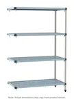 image of Metro MQ-2442G-74-A4 All Plastic Shelving Unit