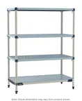 image of Metro MQ-2442GF-63-S4 All Plastic Shelving Unit