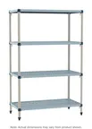 image of Metro MQ-2454G-74-S4 All Plastic Shelving Unit