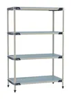 image of Metro MX-1824G-74-S4 All Plastic Shelving Unit