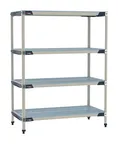 image of Metro MX-1860G-63-S4 All Plastic Shelving Unit
