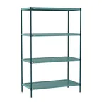 image of Metro PR-216063K3-S-4 Plastic with Metal Post Shelving Unit