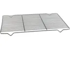 image of AllPoints 1371331 Wire Cooling Rack, 11½" x 16½" Chrome Plated, Fits Full & Half Pans - 1/Each
