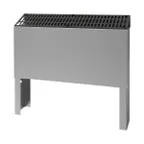 image of Garland US Range M17LPBG 17" x 11" Low Profile Stainless Steel Backguard Flue Riser without Shelves